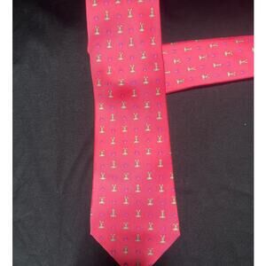 Vintage & Rare: Hermes Pink Silk with Whimsical Rabbits Serial Number 5243 SA